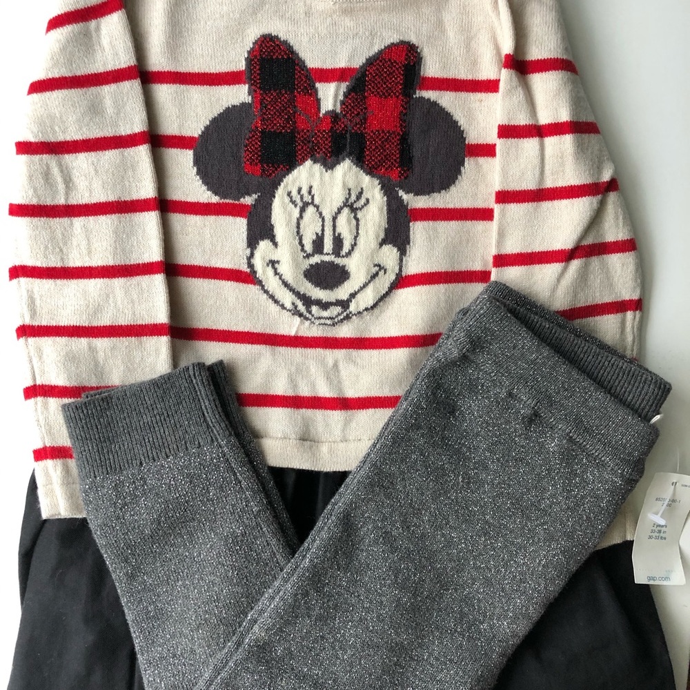 Gap Disney Minnie Mouse Dress & Matching Leggings